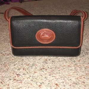 Dooney & Bourke Black and Brown Handbag